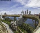 Pont doré da Nang, Vietnam