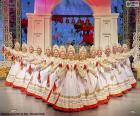 La Beriozka est une danse russe traditionnelle où les danseurs ont l'air de flotter dans les airs.