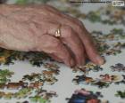 Personne âgée, puzzle