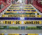 Escalier Selarón, Brésil