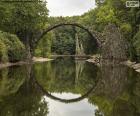 Bridge of the Devil of Rakotzbrucke, Allemagne