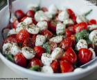 Salade de tomates et mozzarella