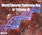 Journée mondiale du syndrome d’Edwards ou trisomie 18