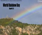 Chaque 3 avril, le jour de l’Arc-en-ciel est célébré et c’est l’un des phénomènes naturels les plus curieux et les plus beaux, il apparaît lorsque la lumière du soleil passe à travers les gouttes de pluie à un angle de 42 degrés