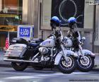 Motos de police de New York