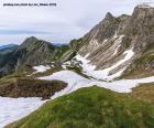 Paysage de haute montagne