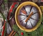 Un délicieux gâteau au chocolat pour fêter Noël