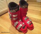 Puzzle Chaussures de ski alpin rouges