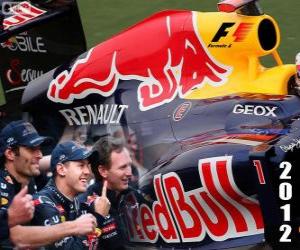 Puzzle Red Bull Racing Champion du monde de Constructeurs FIA 2012