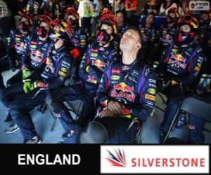 Puzzle Red Bull, Silverstone, 2013