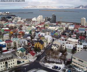 Puzzle Reykjavik, Islande