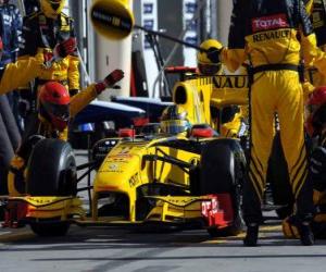 Puzzle Robert Kubica - Renault - Bahreïn 2010