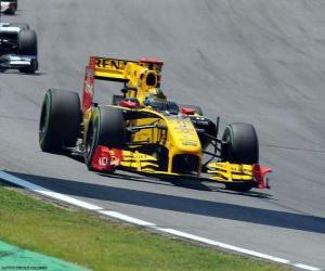 Puzzle Robert Kubica - Renault - Interlagos 2010