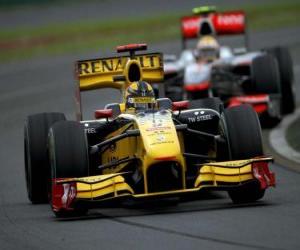 Puzzle Robert Kubica - Renault - Melbourne 2010