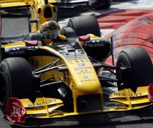 Puzzle Robert Kubica - Renault - Monza 2010