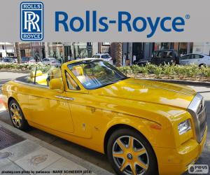 Puzzle Rolls-Royce jaune