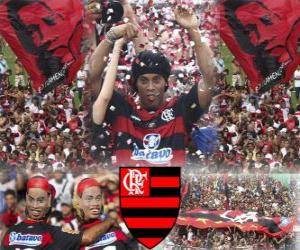 Puzzle Ronaldinho a signé pour Flamengo