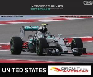 Puzzle Rosberg, G.P des États-Unis 2015