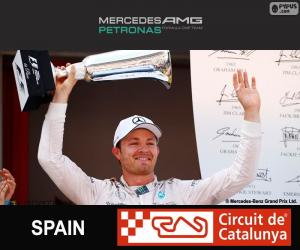 Puzzle Rosberg G.P Espagne 2015
