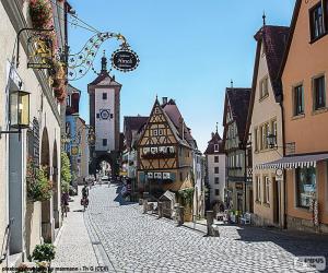 Puzzle Rothenburg, Allemagne