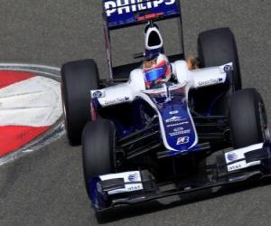 Puzzle Rubens Barrichello - Williams - Shanghai 2010