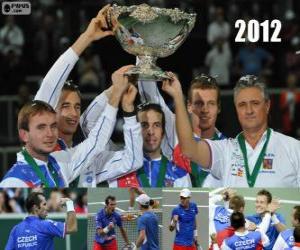 Puzzle République tchèque, champion de la Copa Davis 2012