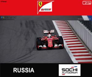 Puzzle S. Vettel G.P de Russie 2015