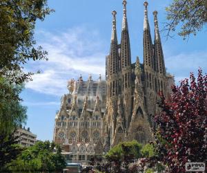 Puzzle Sagrada Familia, Barcelone