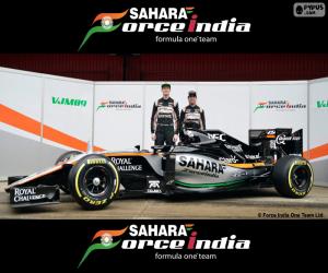 Puzzle Sahara Force India F1 2016