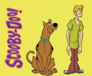 Puzzle Scooby-Doo et Shaggy, deux amis