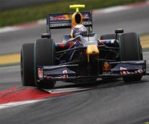 Puzzle Sebastian Vettel pilotant sa F1