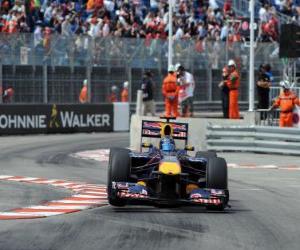 Puzzle Sebastian Vettel - Red Bull - Monte-Carlo 2010