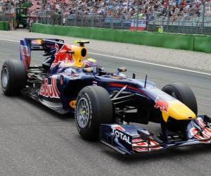 Puzzle Sebastian Vettel - Red Bull - Hockenheim 2010