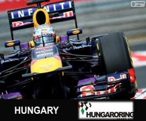 Puzzle Sebastian Vettel - Red Bull - Grand Prix de Hongrie 2013, 3e classés