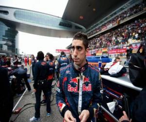 Puzzle Sébastien Buemi - Toro Rosso - Shanghai 2010