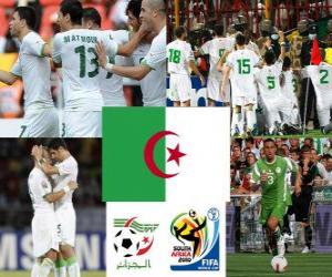 Puzzle Sélection de l'Algérie, du groupe C, Afrique du Sud 2010