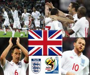 Puzzle Sélection l'Angleterre du Groupe C, l'Afrique du Sud 2010