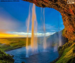 Puzzle Seljalandsfoss, Islande