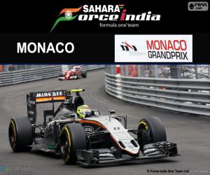 Puzzle Sergio Perez, G.P de Monaco 2016