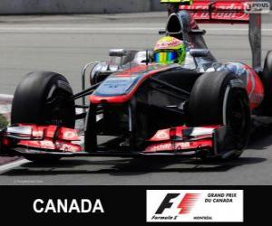 Puzzle Sergio Perez - McLaren - Circuit Gilles-Villeneuve, Montréal, 2013