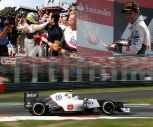 Puzzle Sergio Pérez - Sauber - Grand Prix d'Italie 2012, 2 nd classés