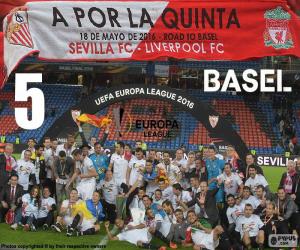 Puzzle Sevilla champion Europa League 16