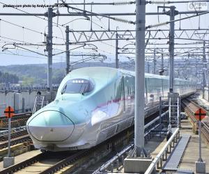 Puzzle Shinkansen bullet train, Japon