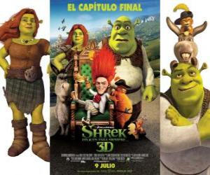 Puzzle Shrek 4 ou Shrek, il était une fin