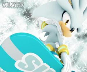 Puzzle Silver the Hedgehog, le hérisson qui vient de l'avenir