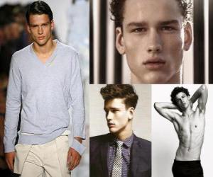 Puzzle  Simon Nessman modèle d'origine canadienne, mais descente l'Autriche