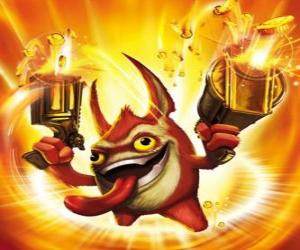 Puzzle Skylander Trigger Happy, le roi de la gâchette. Skylanders Tech