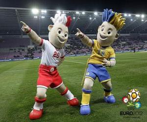 Puzzle Slavek et Slavko - UEFA Euro 2012 -