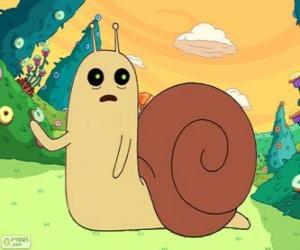Puzzle Snail, le petit escargot de Adventure Time