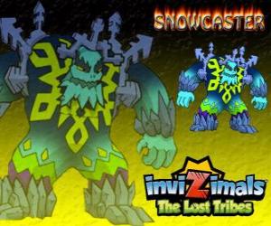 Puzzle Snowcaster. Invizimals The Lost Tribes. Le Seigneur suprême de le glace, un sage mystique et puissant qui vit dans les glaciers